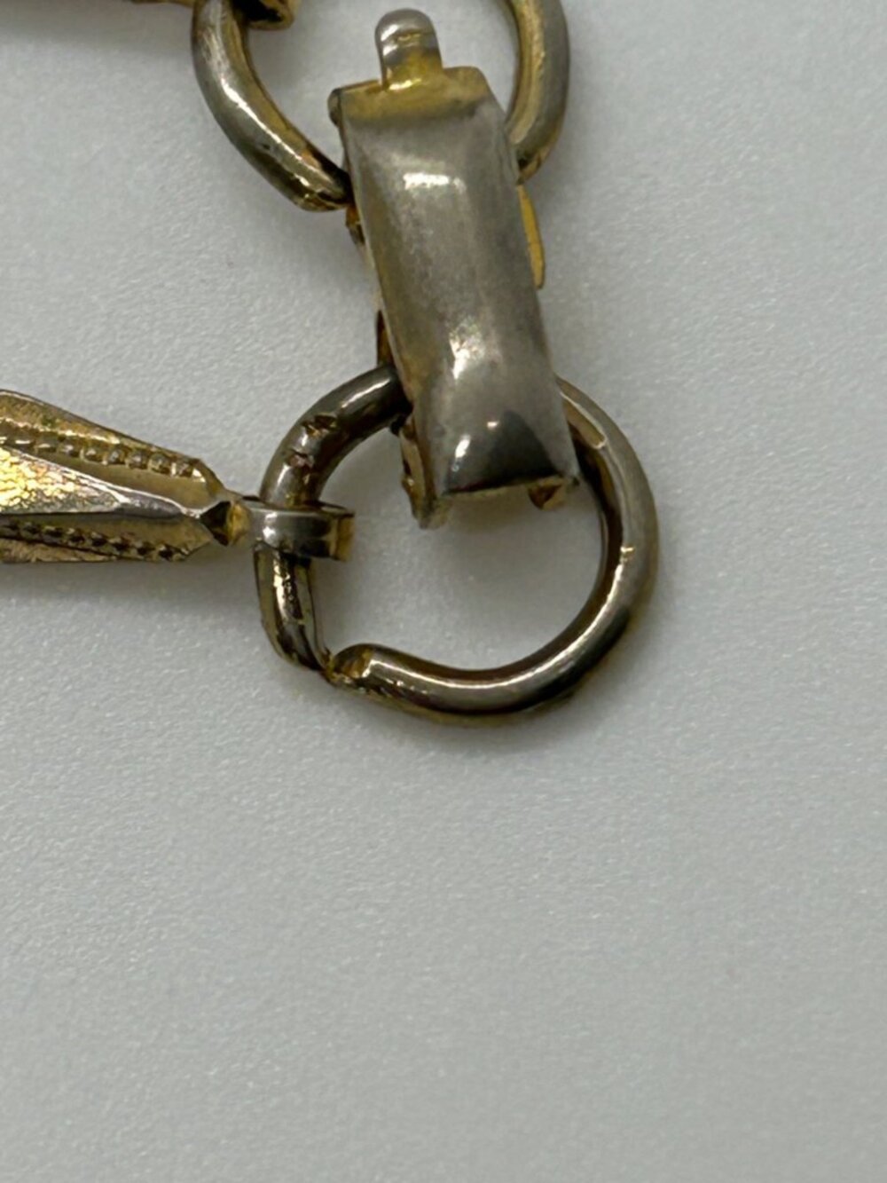 Vintage Ceramic Elephant Pendant Necklace Hand Paint Gold-tone Enamel Good Luck - Picture 6 of 12